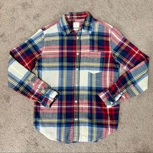 GAP Plaid Button Down Flannel Shirt